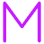 Monospace Font Icon from Core Neon Set