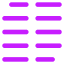 Paragraph Column Icon from Core Neon Set