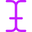 Text Bar Icon from Core Neon Set
