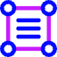 Text Box 2 Icon from Core Neon Set