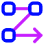 Text Flow Rows Icon from Core Neon Set