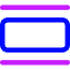 Text Image Center Icon from Core Neon Set