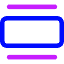 Text Image Center Large Icon from Core Neon Set