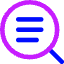 Text Search 2 Icon from Core Neon Set