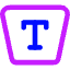 Type Area Icon from Core Neon Set