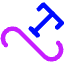 Type On Path Icon from Core Neon Set