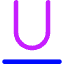 Underline Text 1 Icon from Core Neon Set