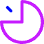 Timer Nine Icon from Core Neon Set