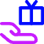 Give Gift Icon from Core Neon Set