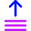 Upload Stack Icon from Core Neon Set
