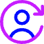 User Arrows Account Switch Icon from Core Neon Set