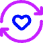 User Feedback Heart Icon from Core Neon Set