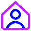 User Home Single Icon from Core Neon Set