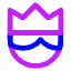 User King Crown Icon from Core Neon Set