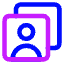User Multiple Accounts Icon from Core Neon Set
