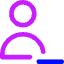 User Remove Subtract Icon from Core Neon Set