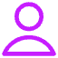 User Single Neutral Icon from Core Neon Set