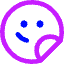 User Sticker Circle Icon from Core Neon Set