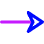 End Point Arrow Icon from Core Neon Set