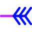 End Point Branches Icon from Core Neon Set