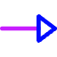 End Point Triangle Icon from Core Neon Set