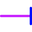 End Point Vertical Bar Icon from Core Neon Set