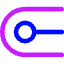 Round Cap Icon from Core Neon Set