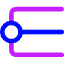 Straight Cap Icon from Core Neon Set