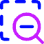 Zoom Out Area Icon from Core Neon Set