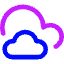 Clouds Icon from Core Neon Set