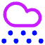 Snow Cloud Icon from Core Neon Set
