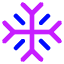 Snow Flake Icon from Core Neon Set