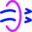 Wind Flow 3 Icon from Core Neon Set