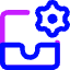 Inbox Setting Gear Icon from Core Neon Set