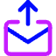 Mail Outgoing Icon from Core Neon Set