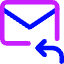 Mail Reply Icon from Core Neon Set
