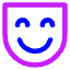 Happy Mask Icon from Core Neon Set