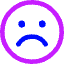 Sad Face Icon from Core Neon Set