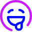 Smiley Drool Icon from Core Neon Set