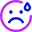 Smiley Drop Icon from Core Neon Set