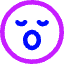 Smiley Sleepy Icon from Core Neon Set