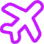 Airport Plane Icon from Core Neon Set