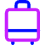 Suitcase Rolling Icon from Core Neon Set