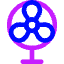 Fan Icon from Core Neon Set