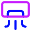 Hotel Air Conditioner Icon from Core Neon Set