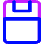 Hotel Bed 1 Icon from Core Neon Set
