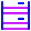 Hotel Bed 3 Icon from Core Neon Set