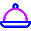 Serving Dome Icon from Core Neon Set