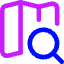 Map Search Icon from Core Neon Set