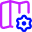 Map Setting Gear Icon from Core Neon Set